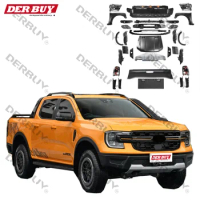 for Modification parts Wide body kit car bumpers for Ford ranger 2012-2021 T6 T7 T8 convert to Ranger Raptor 2022 T9
