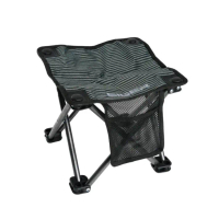 Kursi Lipat Outdoor Eiger Stool Hitam