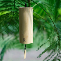 日式風鈴和弦音樂鈴鐺竹製陽臺室外戶外手工裝飾禮物療愈掛件
