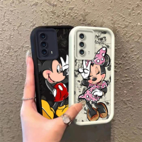 Cartoon Disney Mickey Mouse For Samsung A54 A53 A52 A51 A34 A33 A32 A31 A24 A23 A22 A21 A14 A13 A12 A11 Eye Ladder Phone Case