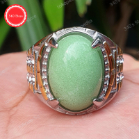 Cincin Batu Akik Posfor Fosfor Hijau Glow In The Dark Unik
