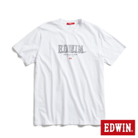 EDWIN 精緻素描LOGO短袖T恤-男款 白色 #503生日慶