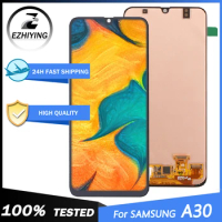 100% TESTED LCD For Samsung Galaxy A30 A305 LCD with frame Touch Screen Digitizer LCD For Samsung A30 LCD SM-A305F Display