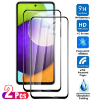 2pcs Full Protective tempered glass For Samsung Galaxy A52s A52 5G A 52 M52 screen protector 5 2 s tampered tempred temper glasd