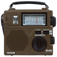 手搖式發電機 應急發電 Tecsun/德生GR-88P手搖發電應急手電照明收音機可充電鋰電池