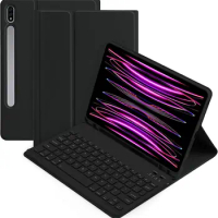 Keyboard Case for Samsung Galaxy Tab S8 2022/Tab S7 2021 11" Keyboard Case with S Pen Holder for SM-X700 X706 T870 T875 T878
