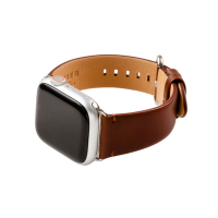 【n max n 台灣設計品牌】Apple Watch 智慧手錶錶帶/雅致系列/皮革錶帶 巧克力 42mm - 49mm
