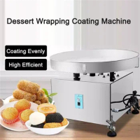 Popular Stainless Steel Sprinkle Flour Coating Pastry Machine Sesame Bread Crumbs Spreading Equipment
