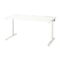 MITTZON 書桌/工作桌, 白色, 160x80 公分