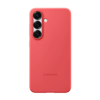 Samsung 三星 Galaxy S25 原廠矽膠薄型保護殼 (EF-PS931)#紅色-紅色