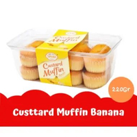Sinar Custard Muffin Original / Chocolate / Banana / Pandan / Honey Bahulu / Kuih Bahulu Muffin Bana