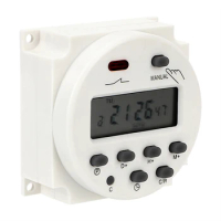 DIYWORK Time Control Switch Daily Weekly Programmable Timer Auto On/Off Relay AC 220-250V Digital LCD Electronic
