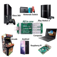 Arcade Joystick Sensor USB Bartop Arcade Stick Game Encoder PCB Code Board for PS4 PS3 Nintendo Switch Android Raspberry Pi