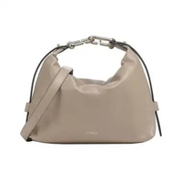 Furla Tonie M Hobo Bag Greige Nude