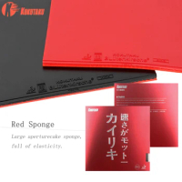 ITTF Standard Table Tennis Rubber Red Sponge Pimples in Ping Pong Rubber for Training