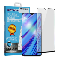 CITY BOSS For OPPO A9(2020)/ A5(2020) 霧面防眩鋼化玻璃保護貼-黑