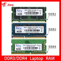 Zorq DDR5 DDR4 DDR3 DDR2 2GB 4GB 8GB 16GB โน้ตบุ๊ค RAM หน่วยความจำของแล็ปท็อป667 800 1066 1333 1600 1866 2133 2400 2666MHz