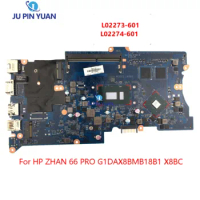 L02273-601 L02274-601 For HP ZHAN 66 PRO G1 Laptop Motherboard DAX8BMB18B1 X8BC Mainboard With MX150 2GB i5-8250U Tested