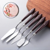 Cake Scraper Smoother Spatula Stainless Steel Butter Cream Knife Pastry Spatulas Cake Baking Oil Painting Shovel Kitchen Tools