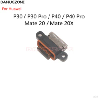 10PCS/Lot For Huawei P30 P40 / P30 Pro / P40 PRO / Mate 20 20X USB Charge Socket Charging Dock Jack Port Plug Connector