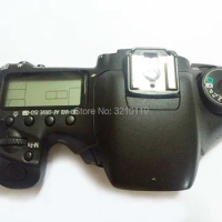 Free shipping 95%New original 7D TOP cover for canon 7D open unit 7D DS126251 SLR Top with key and lcd camera repair part