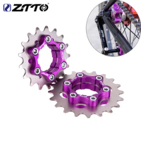 ZTTO MTB Single Speed Cassette Cog Bicycle 1 Speed Sprocket Gear 16T 17T 18T 19T 20T 21T 22T 23T K7 CNC Bike Freewheel Tensioner