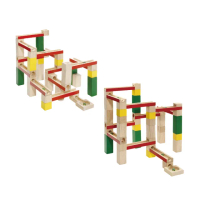 【mentari】益智建構玩具組4：彈珠軌道+彈珠軌道(益智玩具/建構式/腦力開發/積木玩具)