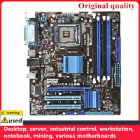 For P5G41C-M LX Motherboards LGA 775 DDR3 DDR2 M-ATX For Intel G41 Desktop Mainboard PCI-E2.0 SATA II USB2.0