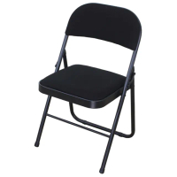 【美佳居】厚型鋼板[布面]椅座-折疊椅/工作椅/洽談椅/會議椅/折合餐椅/摺疊椅(二色可選)