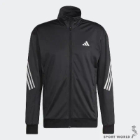 Adidas 男裝 外套 立領 排汗 口袋 黑 HT7176