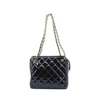 Chanel Black Patent Tote Shoulder Bag I16456C