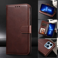 Leather Wallet Case For VIVO Y02S Y16 Y22S Y22 Y35 Y52S Y51 Y51S Y31 Y31S Y20 Y20i Y20S Y91 Y93 Y95 Flip Cover Coque Card Slots