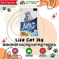 Makanan Kucing Life Cat - Life Cat Repack 1Kg