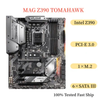 For MSI MAG Z390 TOMAHAWK Motherboard 64GB LGA 1151 DDR4 ATX Mainboard 100% Tested Fast Ship