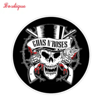 Personalized gun n Rose windshield bumper motorcycle decal, covered with scratch high quality vinylWaterproof PVC car sticker