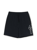 กางเกงขาสั้น ยูนิเซ็กส์ Unisex Basic Big Logo Nylon 6  Board Shorts รุ่น 3ASMB0753 50BKS สีดำ