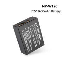 7.2V 1600mah NP-W126 NP W126 Digital Camera Battery for Fujifilm Fuji X-T2 X-A3 XT2 XA3 X-T20 XT20 X100F NP-W126S Lithium Cells