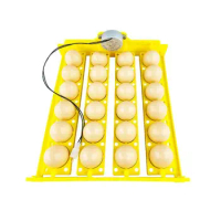 24 flower basket style fully automatic flipping egg tray incubator, small household chicken, duck, quail egg tray