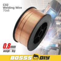 0.8mm x 1kg CO2 Wire 70s6 MIG Wire Welding Flux Cored Can Use For Every MIG Welding Machine Kimpalan