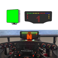 For Logitech Thrustmaster Fanatec Simulated Racing Dashboard Gear Position Speed Lamp Semaphore Dot-matrix LED Lamp Lights