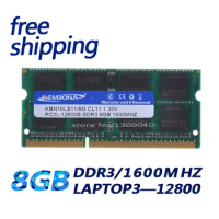 KEMBONA best price sell 1.35V DDR3L 1600 MHz DDR3 PC3L-12800S 8GB SO-DIMM Memory Module Ram Memoria for Laptop / Notebook