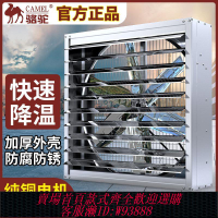 {公司貨 最低價}駱駝負壓風機工業抽風機強力大型排風扇飯店倉庫廚房養殖換氣扇