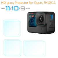 HD Tempered Glass Screen Protector for GoPro Hero 11 Black Lens Protection Protective Film for Gopro 9 10 11 Camera Accessories