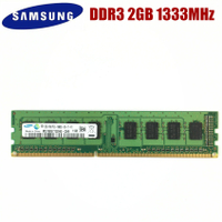 Samsung 2G 2GB 1R2RX8 PC3 10600U DDR3 1333MHZ PC คอมพิวเตอร์เดสก์ท็อป RAM หน่วยความจำเดสก์ท็อป2G 10600U DDR3 1333 RAM