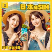 【日本網卡eSIM】日本Softbank、KDDI兩大電信自動切換，eSIM免拆卡安裝，旅遊上網超順暢！