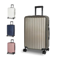 【American Explorer】20吋 雙層防盜拉鏈 雙排飛機大輪 M22-PLUS 輕量 行李箱 旅行箱 登機箱