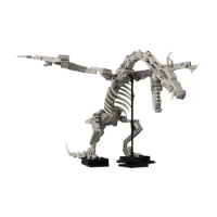 MOC 21320 Dragon Fossil Mosasaurus Skeleton Building Blocks Set Jurassic Dinosaur Fossil Bone Bricks Toys For Children Kid Gifts