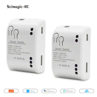 1CH Tuya Smart 220V WIFI Switch Home Automation Wireless Remote Control 12V 24V Relay Module Timer Work with Alexa Google Home