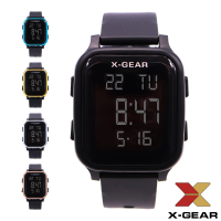 นาฬิกา X-GEAR ของแท้ สายยางกันน้ำ 30m Unisex Jam Tangan XG2337 นาฬิกา ข้อมือ สวยๆ ro 89 ของ แท้ ha