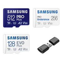 SAMSUNG EVO Plus Micro SD Card 128GB 64GB U3 C10 Pro Plus Memory Card 32GB 256GB 512GB 4K V30 TF/SD Cards For Phone Drone Camera